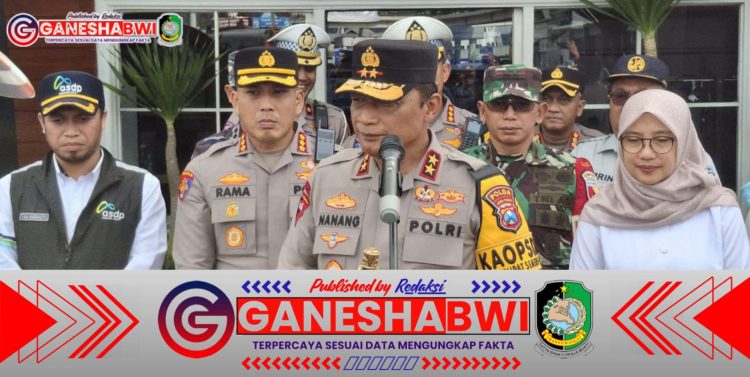 Dandim 0825/Banyuwangi Dampingi Kapolda Jatim Tinjau Arus Balik Lebaran di Pelabuhan Ketapang
