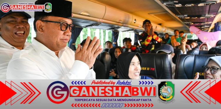 Wabup Banyuwangi Lepas Rombongan Mudik Balik Gratis: Selamat Berkarya Kembali di Tanah Rantau