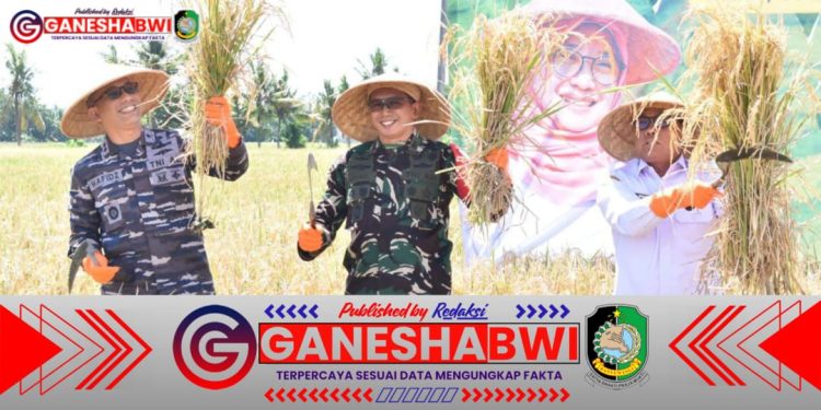 Forkopimda Banyuwangi Ikuti Panen Raya Padi Serentak Bersama Presiden Prabowo Secara Virtual Forkopimda Banyuwangi Ikuti Panen Raya Padi Serentak Bersama Presiden Prabowo Secara Virtual