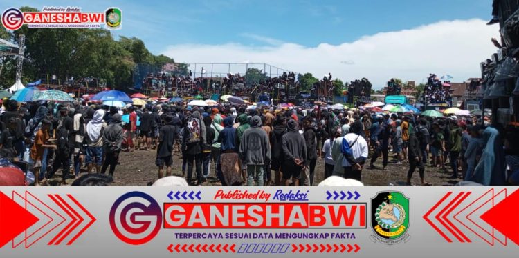 Panitia Halal Bihalal Desa Sumbersewu Gelar Cek Sound System Horeg Jelang Acara Puncak
