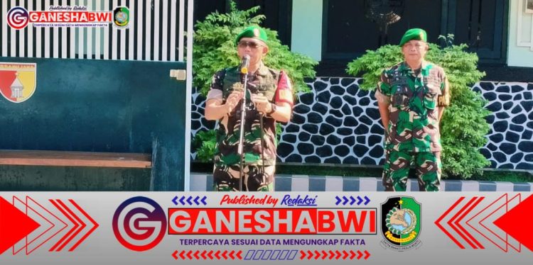 Kodim 0825 Banyuwangi Gelar Apel Usai Cuti Lebaran dan Halal Bihalal Pererat Silaturahmi