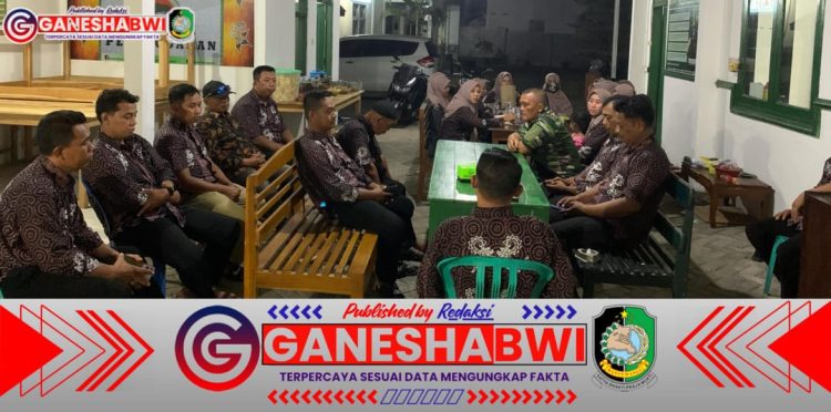 Kebersamaan Penuh Makna, Koramil 0825/11 Pesanggaran Gelar Halal Bihalal Bersama Keluarga Besar