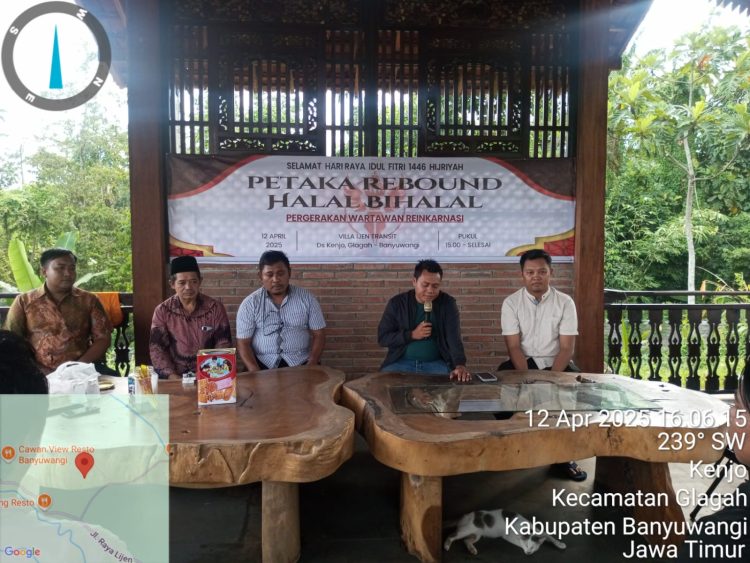 Halal Bihalal “Petaka Rebound” Pererat Silaturahmi Wartawan Banyuwangi