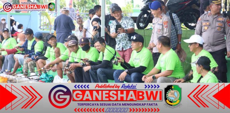 Ratusan Warga Ramaikan Lomba Mancing Mania Kapolresta Banyuwangi Cup 2025, Hadiah Utama Sepeda Motor!