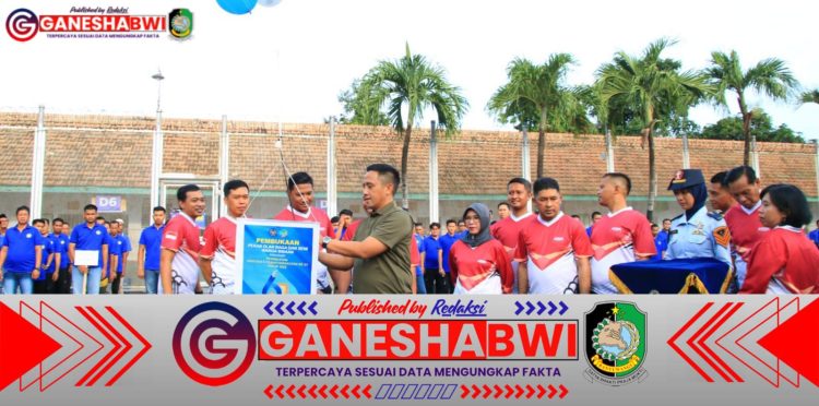 Kalapas Banyuwangi Resmi Buka Porseni HBP ke-61, Warga Binaan Antusias Ikuti Berbagai Lomba