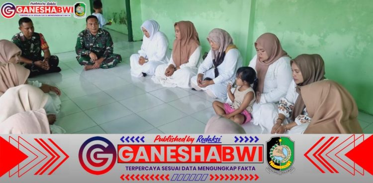 Doa Bersama Persit Ranting 11 Bangorejo, Wujud Kekompakan dan Dukungan untuk Tugas Prajurit