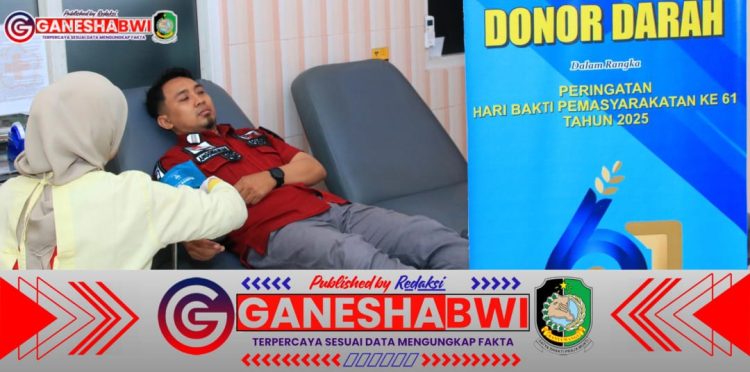 Lapas Banyuwangi Gelar Donor Darah, Wujud Nyata Peduli Sesama di Hari Bhakti Pemasyarakatan ke-61