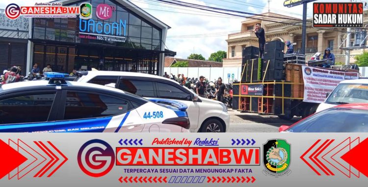 Aksi Damai di Depan Mie Gacoan Genteng Banyuwangi: Tuntut Persamaan Hak dan Penegakan Peraturan yang Adil