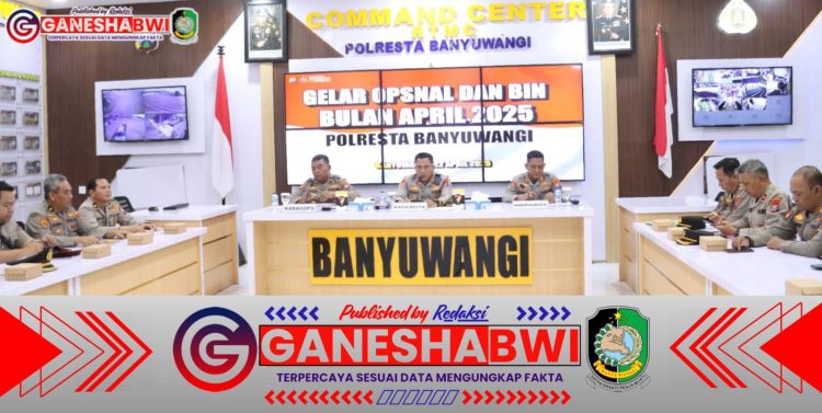 Polresta Banyuwangi Gelar Rapat Opsnal untuk Evaluasi dan Peningkatan Kinerja Pelayanan