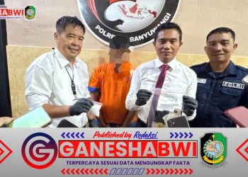 Satresnarkoba Polresta Banyuwangi Tangkap Pengedar Sabu 50 Gram di Kalibaru