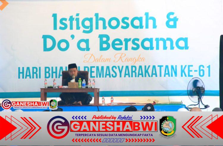 Lapas Banyuwangi Gelar Istighosah dan Doa Bersama Sambut Puncak HBP ke-61 Lapas Banyuwangi Gelar Istighosah dan Doa Bersama Sambut Puncak HBP ke-61