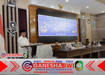 Wabup Mujiono Pererat Silaturahmi dengan Anggota PWRI dalam Halal Bihalal Banyuwangi