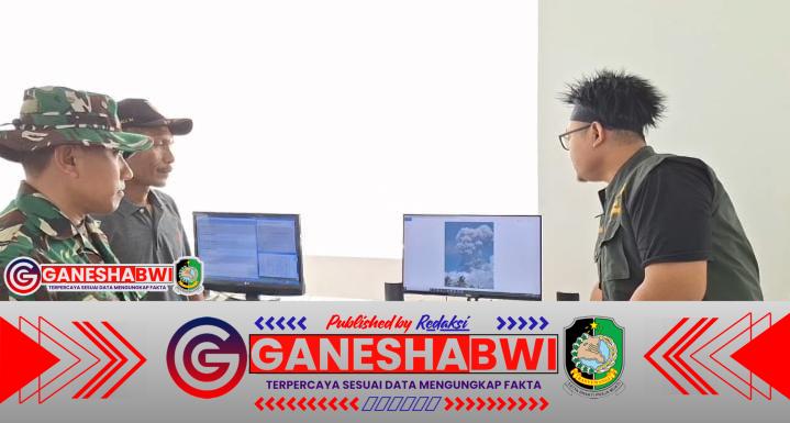 Babinsa Koramil 0825/20 Songgon Pimpin Simulasi Evakuasi Erupsi Gunung Raung Babinsa Koramil 0825/20 Songgon Pimpin Simulasi Evakuasi Erupsi Gunung Raung