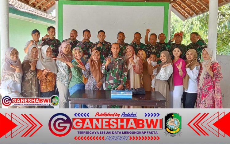 Purna Tugas Kapten Kav Makali, Danramil 0825/14 Kabat Berpamitan dengan Haru Purna Tugas Kapten Kav Makali, Danramil 0825/14 Kabat Berpamitan dengan Haru