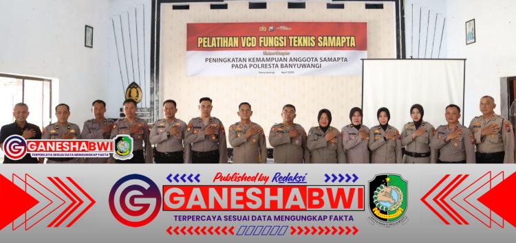 Polresta Banyuwangi Tingkatkan Kesiapsiagaan Lewat Pelatihan Teknis Samapta