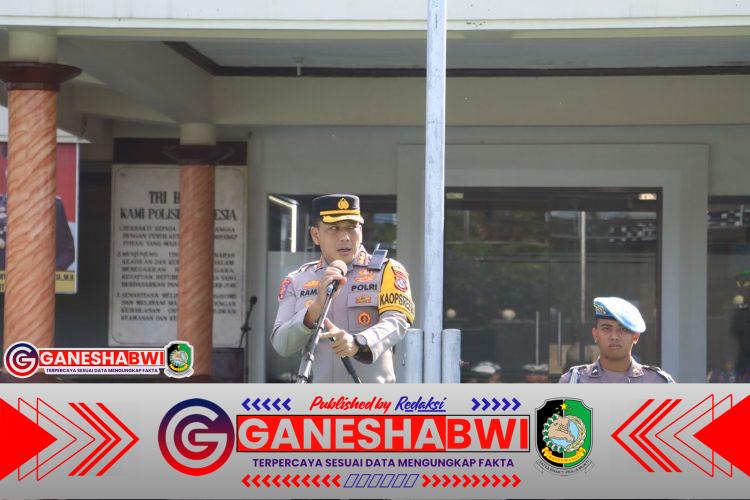 Kapolresta Banyuwangi Pimpin Apel Siaga May Day, Tegaskan Disiplin dan Kewaspadaan Personel Kapolresta Banyuwangi Pimpin Apel Siaga May Day, Tegaskan Disiplin dan Kewaspadaan Personel