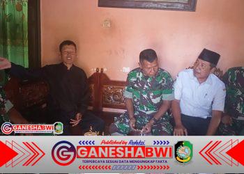 Danramil 0825/09 Tegaldlimo Jalin Silaturahmi dalam Rangka Hari Raya Galungan