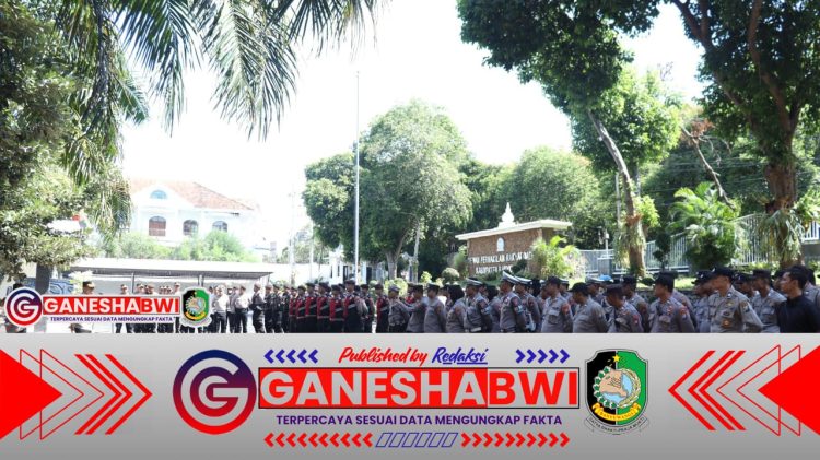 Kapolresta Banyuwangi Pimpin Apel Pengamanan May Day 2025, Tegaskan Pendekatan Humanis