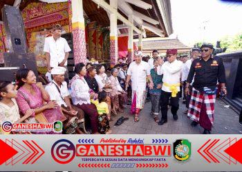 Rayakan Hari Raya Kuningan, Wabup Mujiono Ajak Umat Hindu Jaga Kedamaian dan Bangun Banyuwangi