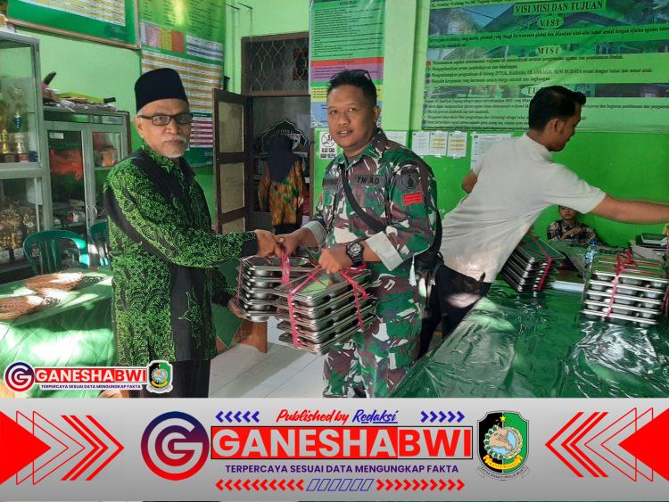 Koramil 0825/19 Sempu Dampingi Distribusi Makanan Bergizi untuk 3.492 Siswa di Kecamatan Sempu