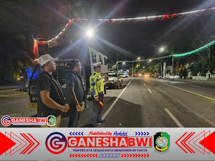 Patroli Skala Besar, Polresta Banyuwangi Jaga Titik Rawan di Jam Dini Hari