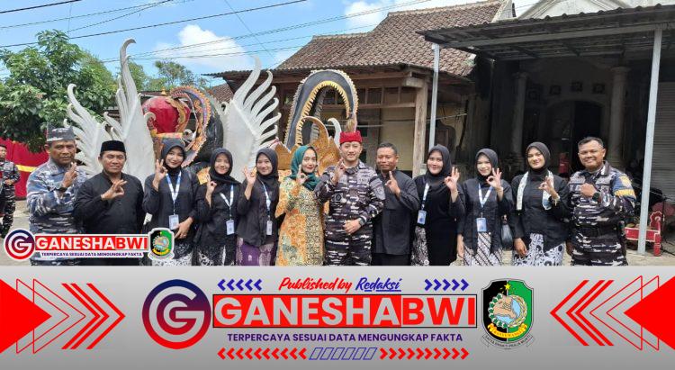 Danlanal Banyuwangi Hadiri Ritual Ithuk-Ithukan, Tradisi Warisan Leluhur di Rejopuro