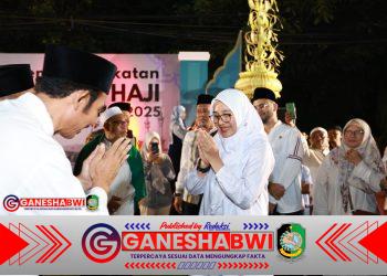 Lepas 752 Calon Jemaah Haji, Bupati Ipuk: Sempatkan Doa untuk Kesejahteraan Banyuwangi