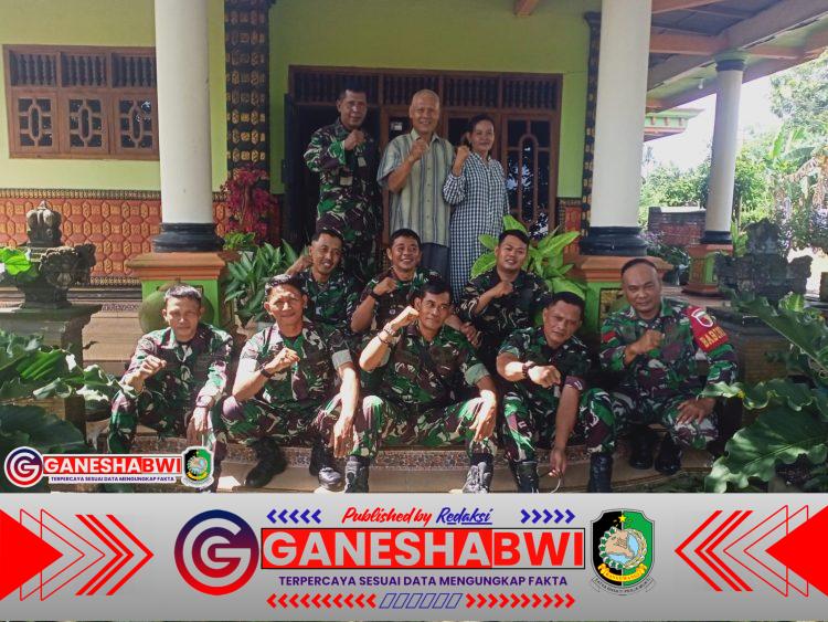 Jelang Waisak 2569 BE, Danramil Tegaldlimo Jalin Silaturahmi dengan Tokoh Umat Buddha