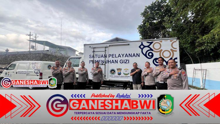 Kapolresta Banyuwangi Tinjau Progres Pembangunan Gudang Layanan Gizi di Blimbingsari