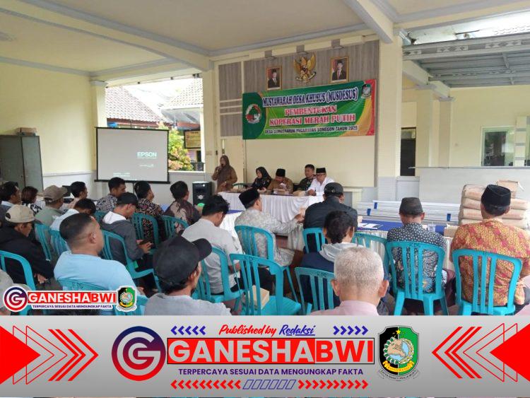 Babinsa Koramil Songgon Kawal Pembentukan Koperasi Merah Putih Desa Sumberarum untuk Dukung Pemberdayaan Ekonomi