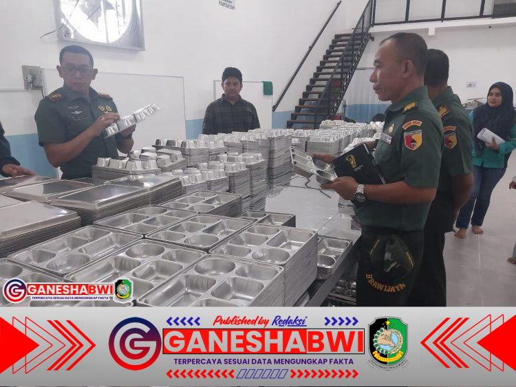 Dandim 0825 Banyuwangi Tinjau Kesiapan Satuan Pelayanan Pemenuhan Gizi di Desa Benelanlor