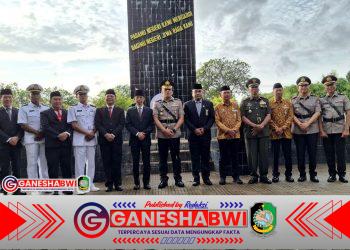 Dandim 0825/Banyuwangi Pimpin Ziarah Harkitnas ke-117 di TMP Satria