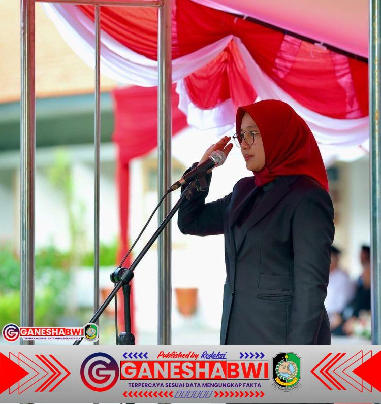 Pimpin Upacara Harkitnas, Bupati Ipuk Ajak Gotong Royong Tuntaskan Kemiskinan di Banyuwangi