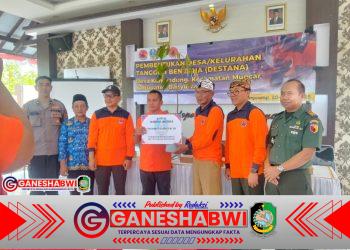 Danramil 0825/17 Muncar Hadiri Pembentukan Desa Tangguh Bencana (DESTANA) di Desa Kumendung