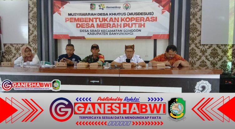 Babinsa Aktif Dukung Pembentukan Koperasi Merah Putih Desa Sragi Untuk Peningkatan Ekonomi Rakyat Babinsa Aktif Dukung Pembentukan Koperasi Merah Putih Desa Sragi Untuk Peningkatan Ekonomi Rakyat