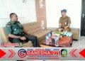 Silaturahmi Danramil 0825/14 Kabat Kapten Czi Dulmajid di Desa Dadapan dan Pakistaji