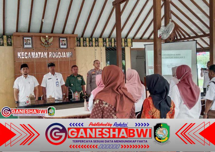 Danramil 0825/12 Rogojampi Hadiri Lokakarya Mini Lintas Sektor Puskesmas Gitik