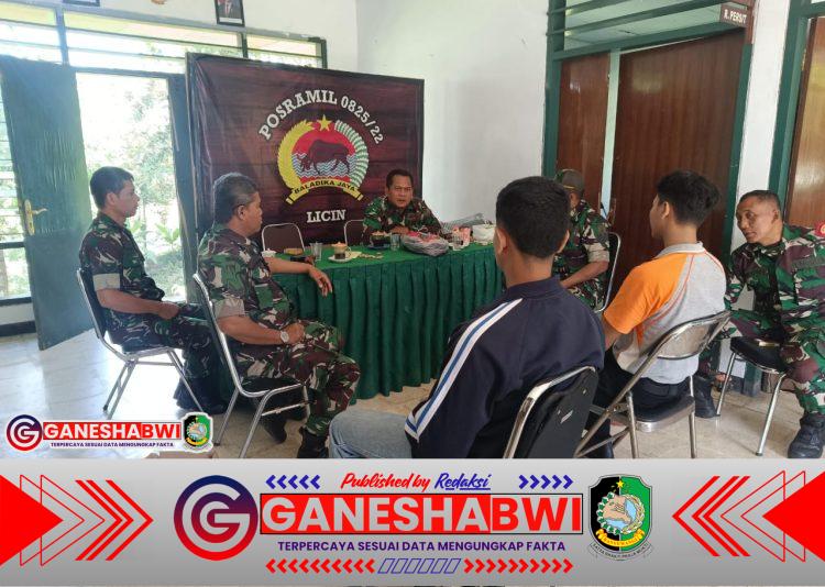 Sosialisasi Calon Tamtama TNI AD Gelombang II 2025 di Posramil Licin