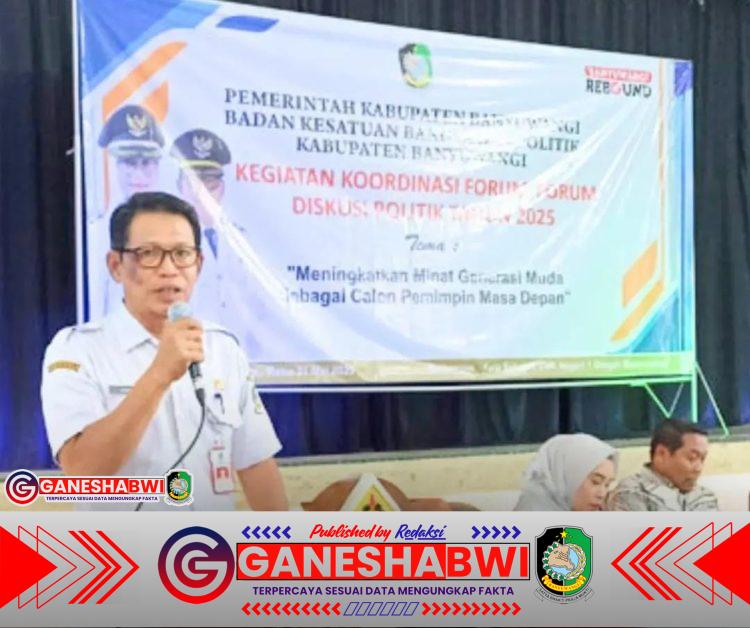 Bakesbangpol Banyuwangi Gaungkan Literasi Politik, Cetak Pemimpin Muda Visioner