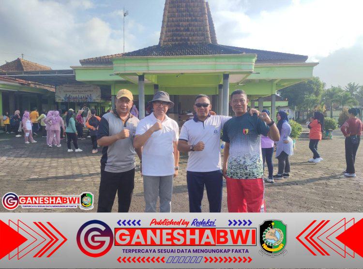 Senam Bersama di Purwoharjo Perkuat Sinergi Antarinstansi dan Jaga Kebugaran