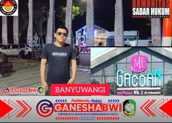 Ketua Komunitas Sadar Hukum Banyuwangi Soroti Belum terbitnya PBG VS Grand Opening Mie Gacoan Banyuwangi Ketua Komunitas Sadar Hukum Banyuwangi Soroti Belum terbitnya PBG VS Grand Opening Mie Gacoan Banyuwangi