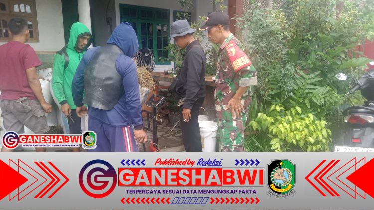 Tiga Babinsa Produktif Kawal Serapan Gabah Bulog di Tiga Desa Sekaligus