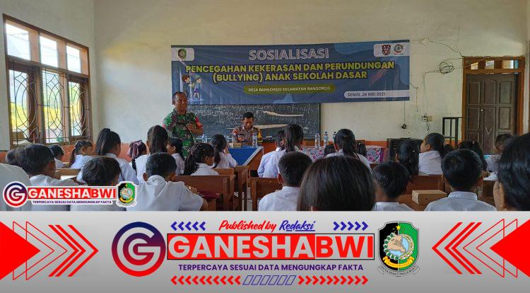Babinsa Bangorejo Sosialisasi Anti Perundungan untuk Bangun Generasi Sekolah yang Adaptif dan Produktif