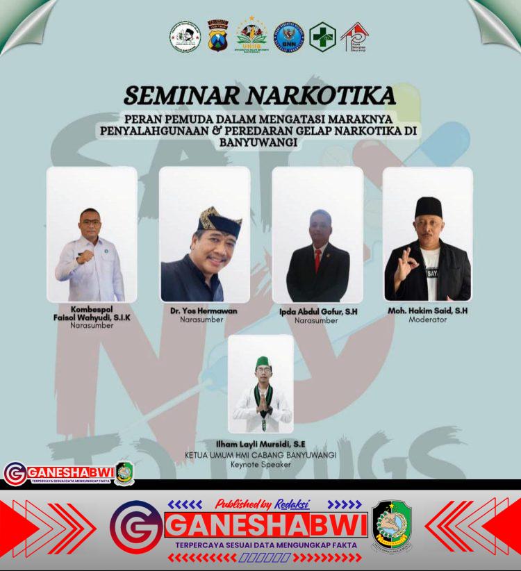 HMI Universitas Ibrahimy Banyuwangi Gaungkan Peran Pemuda Perangi Narkoba Lewat Seminar Edukasi