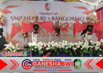 Babinsa Temurejo Hadiri Purnawiyata SMP Negeri 3 Bangorejo, Dorong Generasi Muda Jadi Inovatif dan Produktif