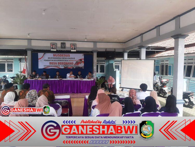 Musdes Bedewang Bentuk Koperasi Merah Putih, Babinsa Kawal Penguatan Ekonomi Kerakyatan