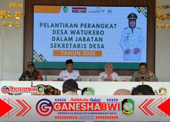 Babinsa Rogojampi Hadiri Pelantikan Sekdes Watukebo, Perkuat Sinergi Produktif dengan Pemerintah Desa