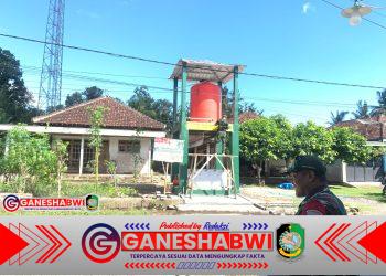 Koramil Pesanggaran Rampungkan Pembangunan Tandon Air Program TNI Manunggal Air Dukung Ketahanan Air Bersih