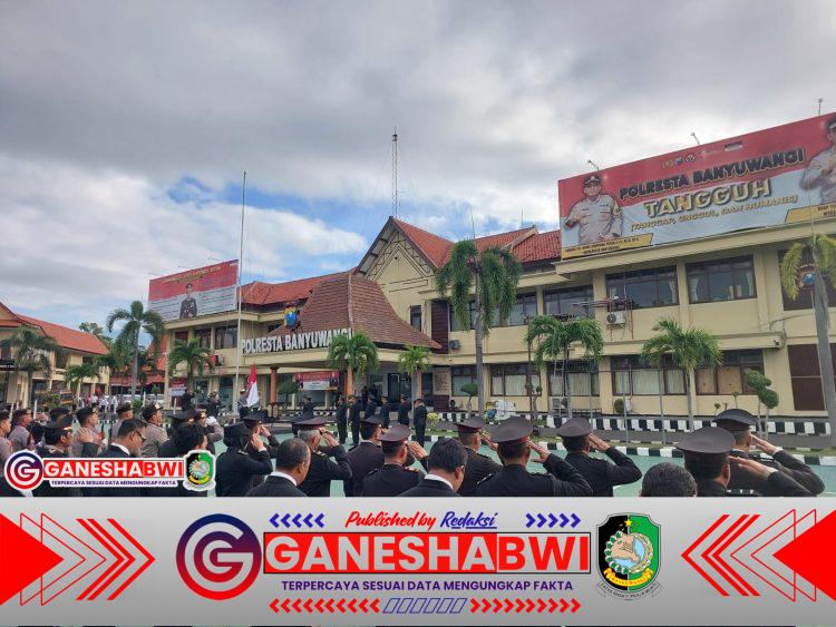 Polresta Banyuwangi Gelar Upacara Hari Lahir Pancasila, Teguhkan Komitmen Ideologi Bangsa
