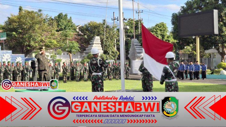 Kodim 0825 Banyuwangi Gelar Upacara Hari Lahir Pancasila, Teguhkan Semangat Nasionalisme dan Produktivitas